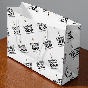 Grand Sac Cadeau Entreprise de petite taille avec Marque Personnali