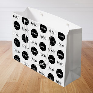 Grand Sac Cadeau Entreprise personnalisée de tapis de logos étape e