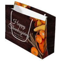Entreprise personnalisée Joyeux Thanksgiving citro