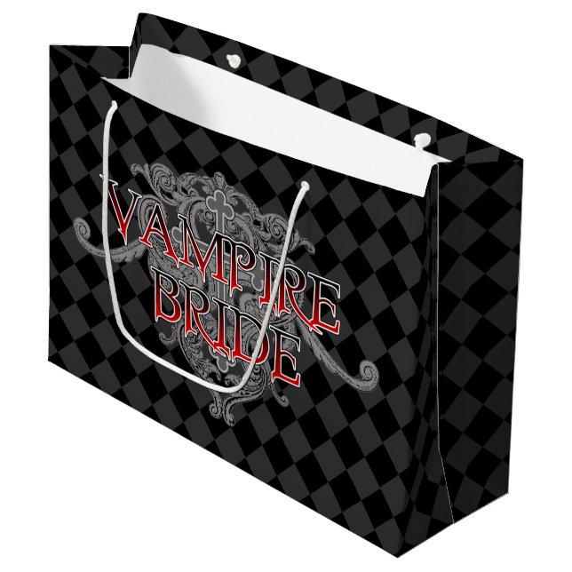 Grand Sac Cadeau Épouse vampire (Devant Angle)
