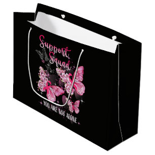 Grand Sac Cadeau Équipe de soutien Sensibilisation au cancer du sei