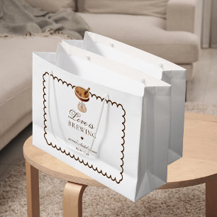Grand Sac Cadeau Espresso Martini Love is Brewing Enterrement de Vi