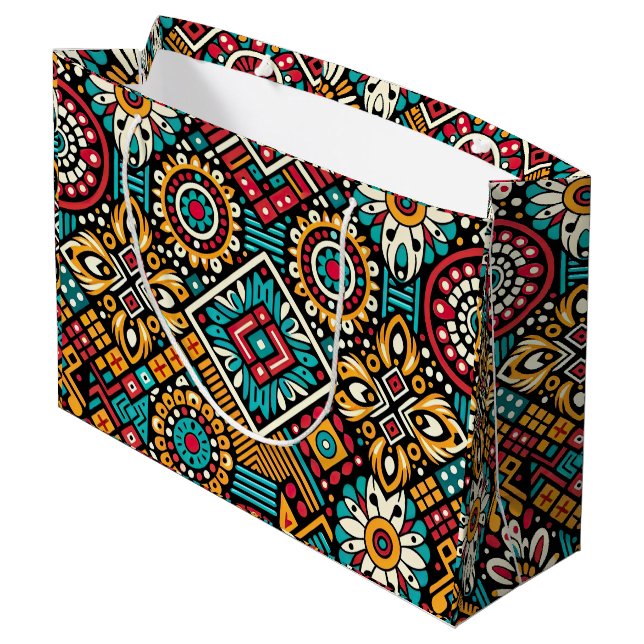 Grand Sac Cadeau Essence Africana Vibrance (Dos Angle)