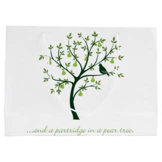 Grand Sac Cadeau Et une perdrix dans un poirier
