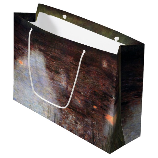 Grand Sac Cadeau Etang de calme sur le terrain du Château de Kammer (Devant Angle)