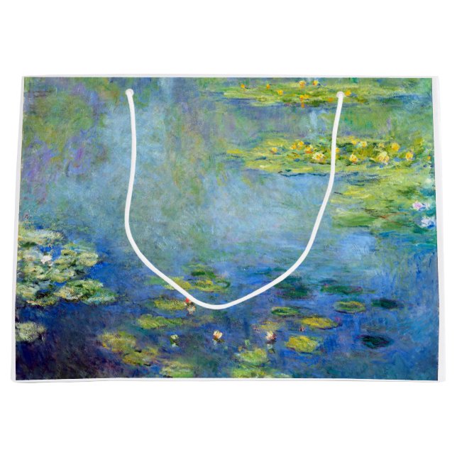 Grand Sac Cadeau Etang Lily, Monet (Devant)