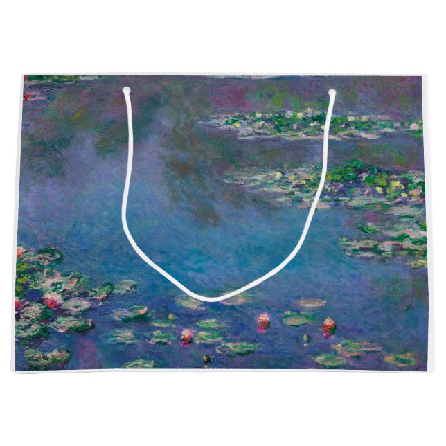 Grand Sac Cadeau Etang Lily, Monet (Devant)
