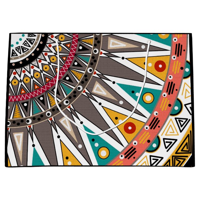 Grand Sac Cadeau Ethnic (Devant)