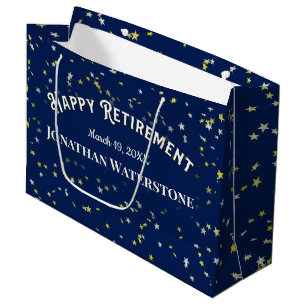 Grand Sac Cadeau Étoile de retraite