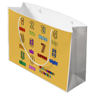 GRAND SAC CADEAU ÉTUDE DES NOMBRES FUNTIME