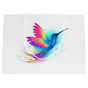 Grand Sac Cadeau Exotic Rainbow Hummingbird