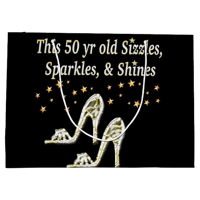 GRAND SAC CADEAU FABULEUSE 50E CHAUSSÉE D'ARGENT QUEEN (Dos)