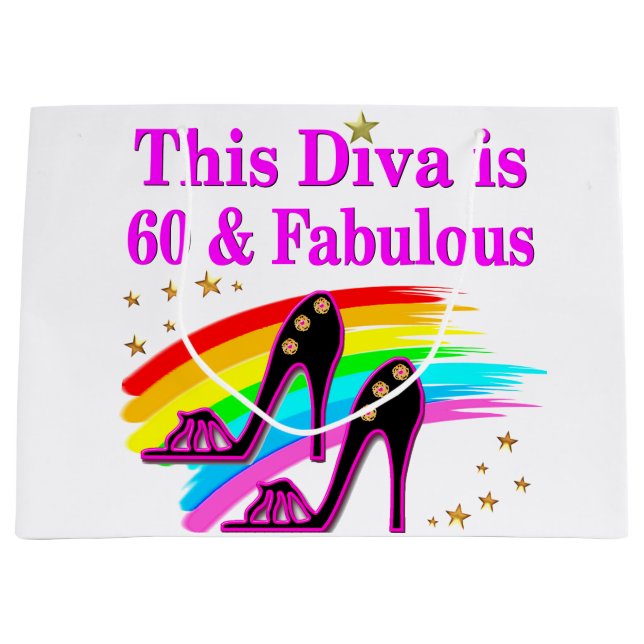 GRAND SAC CADEAU FABULEUX SPOW QUEEN DE 60 ANS (Devant)