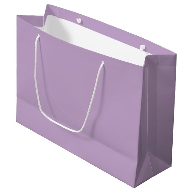 Grand Sac Cadeau Faisceau clair violet clair de la glycine claire c (Devant Angle)