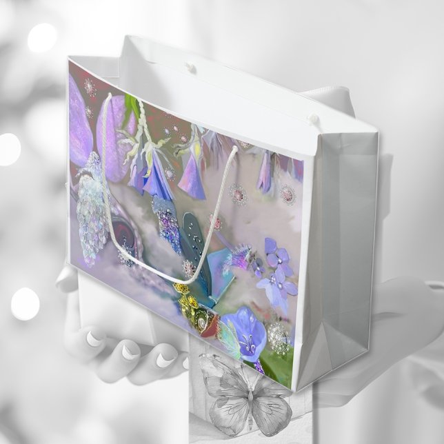 Grand Sac Cadeau Fée dans son petit monde (Créateur téléchargé)