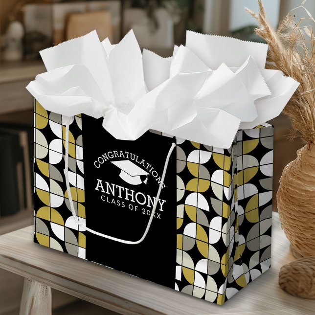 Grand Sac Cadeau Félicitations Diplômé Cap MCM (Custom Gift Bag)