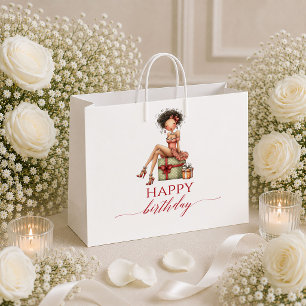 Grand Sac Cadeau Femme drôle et excentrique Cadeau d'anniversaire é