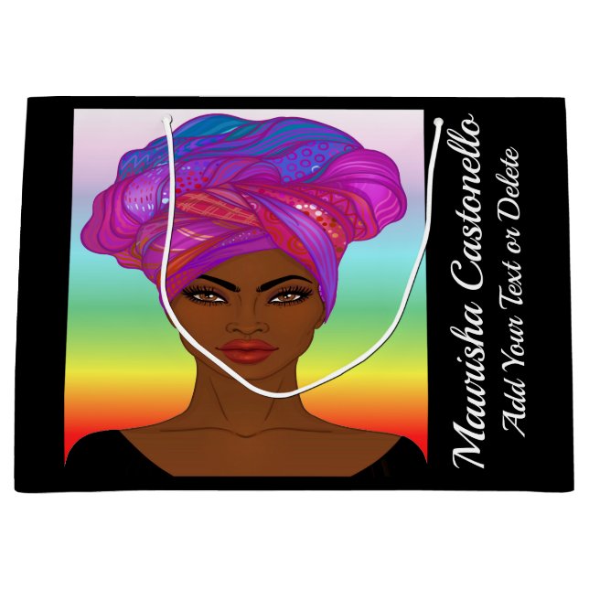 Grand Sac Cadeau Femme élégante Fourre-tout #2 - Voir retour (Devant)