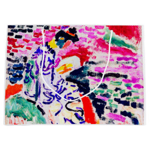 Grand Sac Cadeau Femme japonaise au bord de l'eau, Matisse