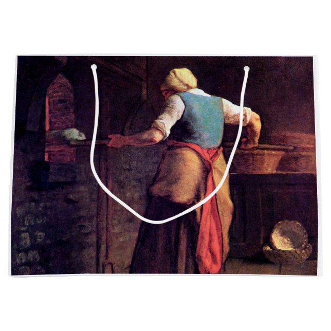 Grand Sac Cadeau Femme Pain À Cuire, Jean-François Millet (Devant)