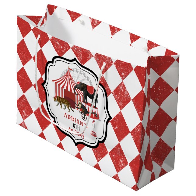 Grand Sac Cadeau Festival du Carnaval de cirque Thème Grand Top Ann