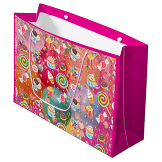 Grand Sac Cadeau Fête de friandises Emoji