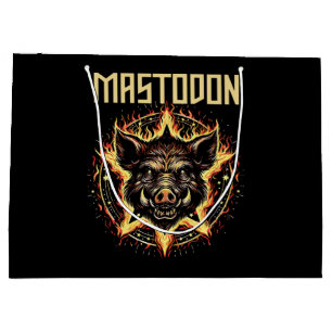 Grand Sac Cadeau Feu de sanglier Mastodonte