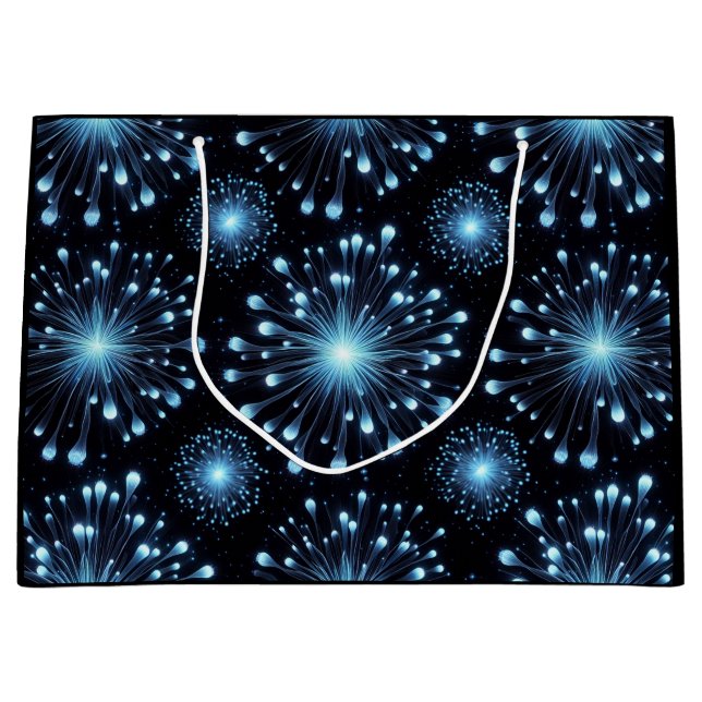 Grand Sac Cadeau Feux d'Artifice Intenses  (Devant)