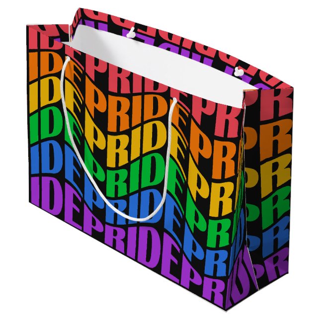 Grand Sac Cadeau Fierté (Dos Angle)