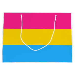 Grand Sac Cadeau Fierté pansexuelle (Drapeau pan)