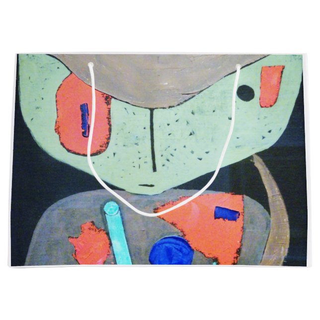 Grand Sac Cadeau Figure du théâtre oriental, Paul Klee (Devant)