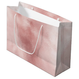 Grand Sac Cadeau Fille Glam Fête des mariées rose