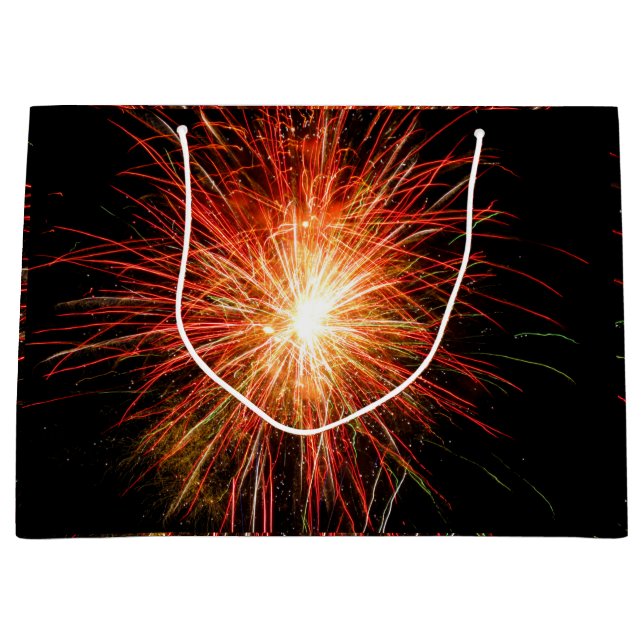 Grand Sac Cadeau Firework 22 (Devant)