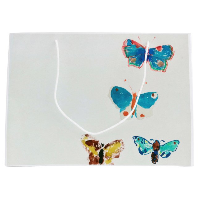 Grand Sac Cadeau Five Butterflies (Devant)