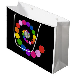Grand Sac Cadeau Fleur de vie / Blume des Lebens - points spiraux