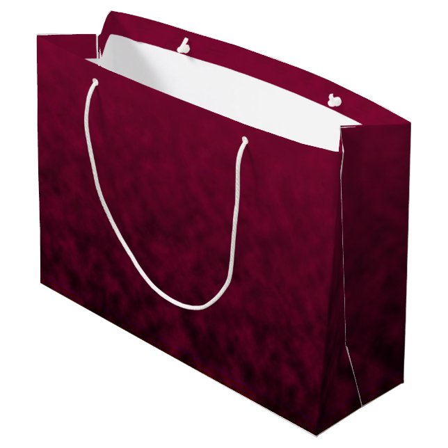 Grand Sac Cadeau Fleur Écrasée (Dos Angle)