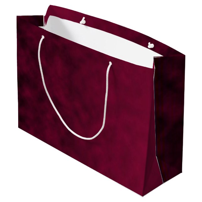 Grand Sac Cadeau Fleur Écrasée (Dos Angle)