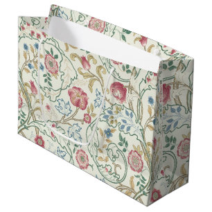 Grand Sac Cadeau Fleur, Motif Floral, William Morris Grand Cadeau