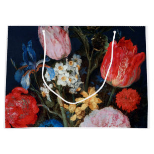 Grand Sac Cadeau Fleurs dans un navire en verre, Jan Brueghel l'Anc