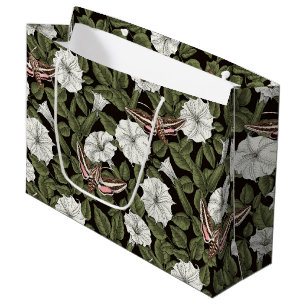 Grand Sac Cadeau Fleurs de lune et sphinx Mois