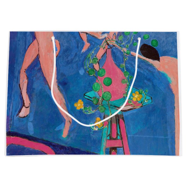Grand Sac Cadeau Fleurs de Nasturtium dans l'Atelier, Matisse (Devant)