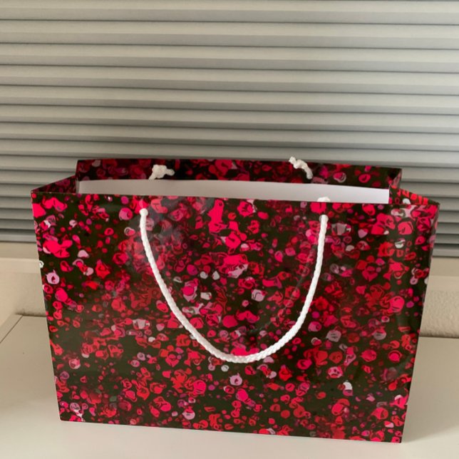 Grand Sac Cadeau Fleurs florales Abstraites (Créateur téléchargé)