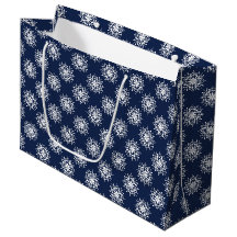 Flocon de neige de Noël bleu poussiéreux élégant