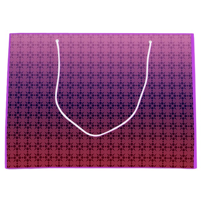 Grand Sac Cadeau Floral ornament (Devant)