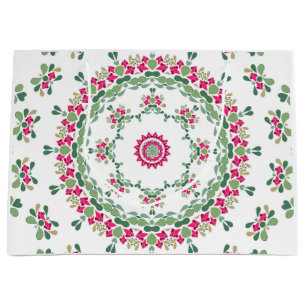 Grand Sac Cadeau Floral ornament