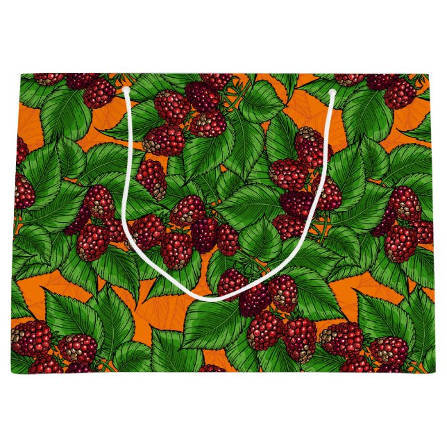 Grand Sac Cadeau Framboise (Devant)