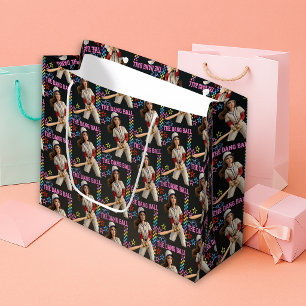 Grand Sac Cadeau Frappe donc cette balle drôle de visage de poupée 