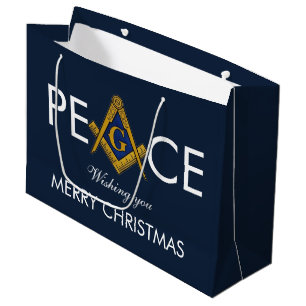 Grand Sac Cadeau Freemason Mason Freemason Noël