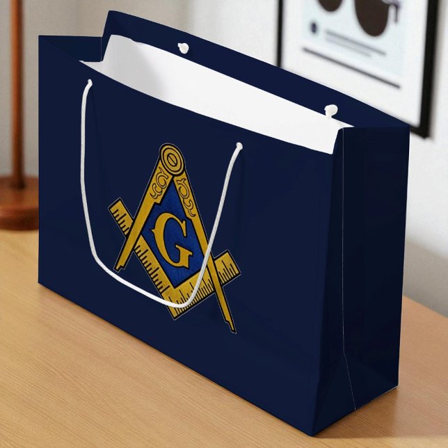 Grand Sac Cadeau Freemason Masonic Carré et Compass Freemasony (Créateur téléchargé)