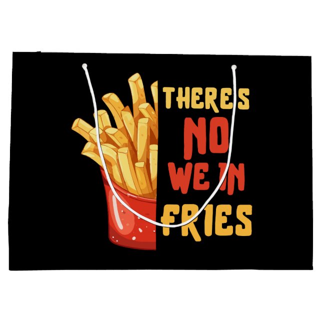 Grand Sac Cadeau frites (Dos)
